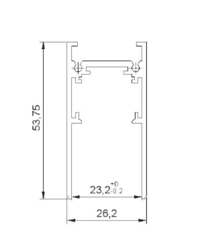 Straight Pendant Track TRM-NX-CX-C